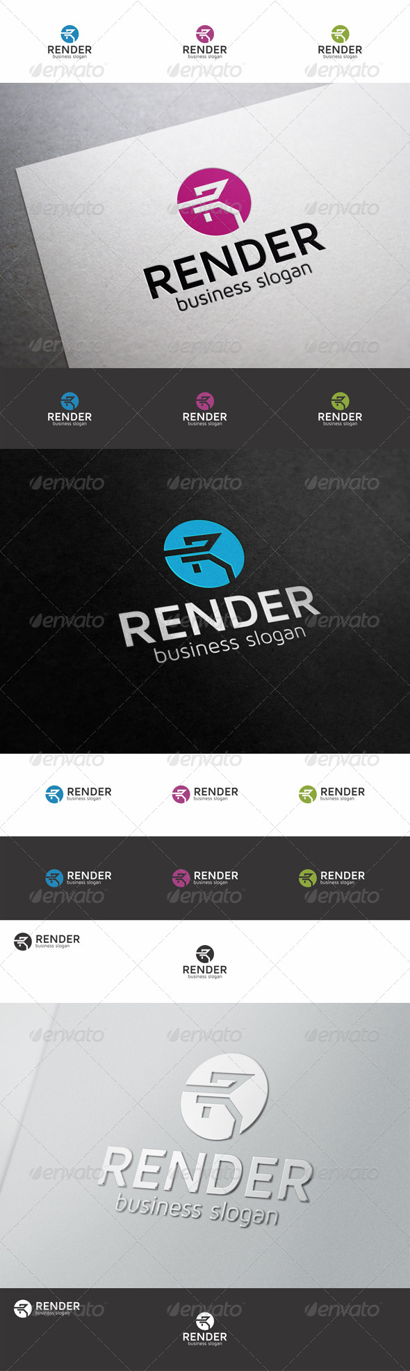 Render - R Logo Letter