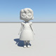 Cute Cartoon Girl - 3DOcean Item for Sale