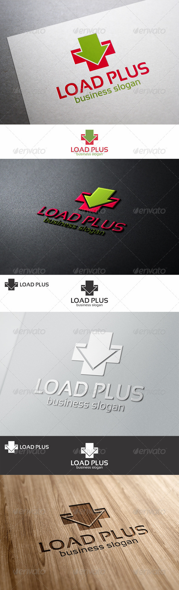Load Plus Logo Template