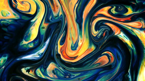 Abstract Colorful Paint Liquid Artistic Movement  alt