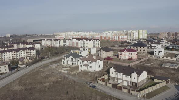 A Large White Building