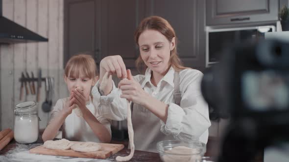 Recording Video Of Cooking Homemade Pretzels