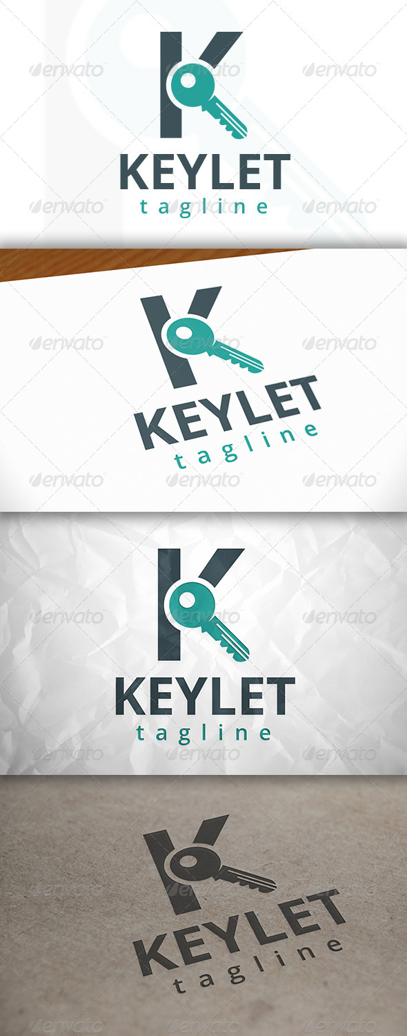 Key Letter K Logo