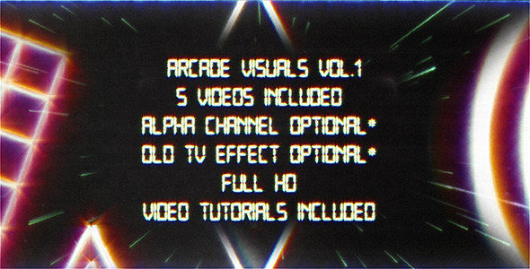 Retro Arcade Visuals Vol.1