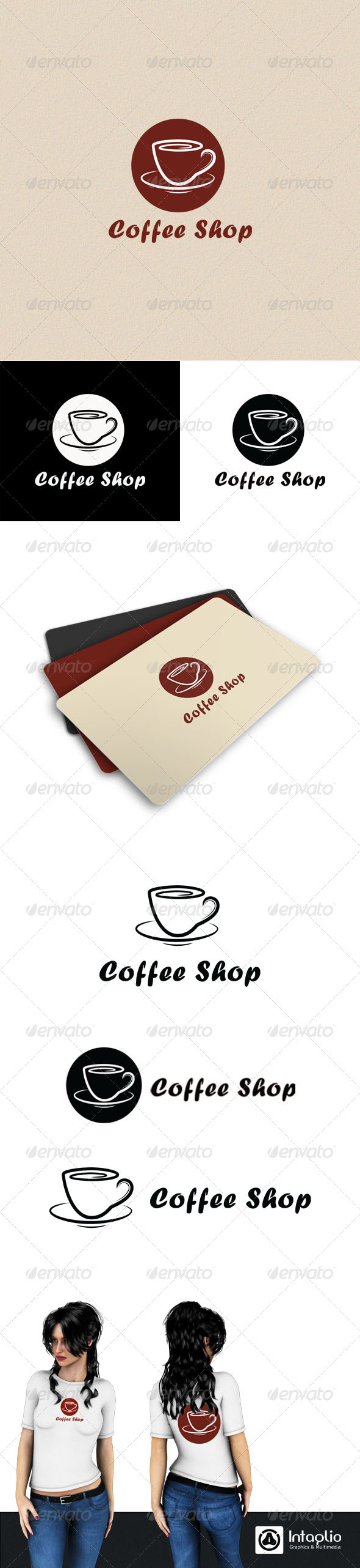 Coffee Shop Logo Graphics Designs Templates From Graphicriver