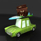 Travel Cartoon Car - 3DOcean Item for Sale
