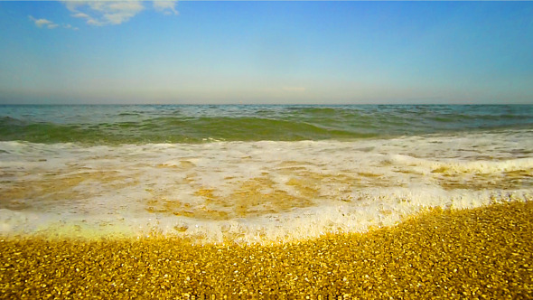 Wave Beach and Gold Sand