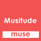 Musitude - One Page Parallax Muse Template - ThemeForest Item for Sale