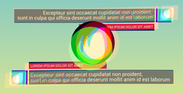 Glitch Lower Third and Logo alt