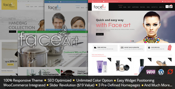 Face Art – WooCommerce Responsive Theme