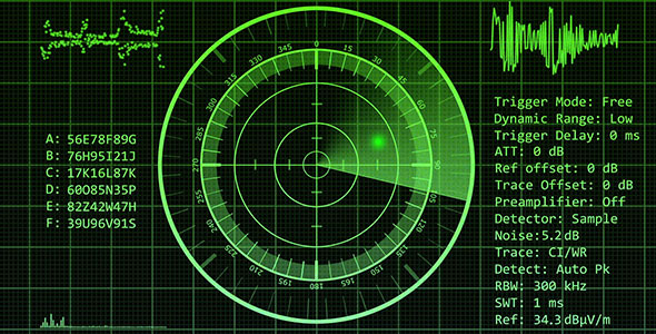 Radar Display Screen