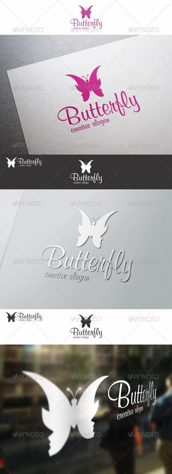 Women Butterfly - Wellness & Spa Logo