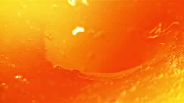 A Whirlpool of Freshly Squeezed Orange Juice