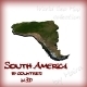 World Geo Map - South America - 3DOcean Item for Sale