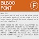 Bilboo Font - GraphicRiver Item for Sale