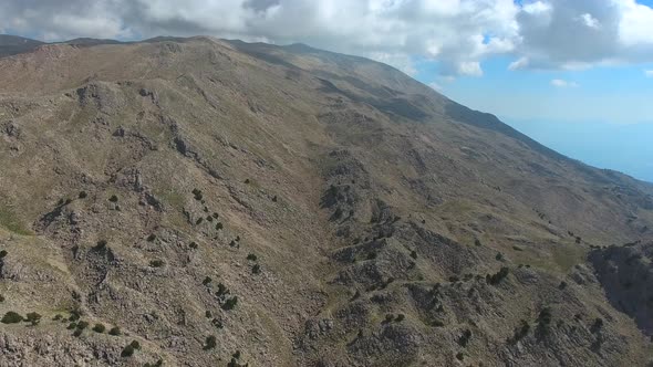 Arid Stony Mountain Slope