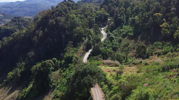 Phu Pha Mok Ban Jabo Village in Mae Hong Son Thailand