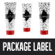 Black & White Package Labels - GraphicRiver Item for Sale