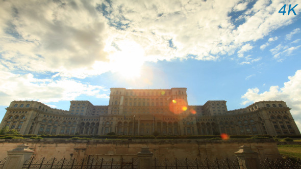 Romanian Parliament House In Bucharest 4