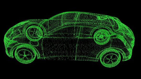 Car from Rotating Cubes