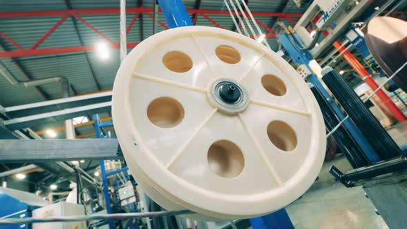 Massive Rotating Shaft at a Cable Plant