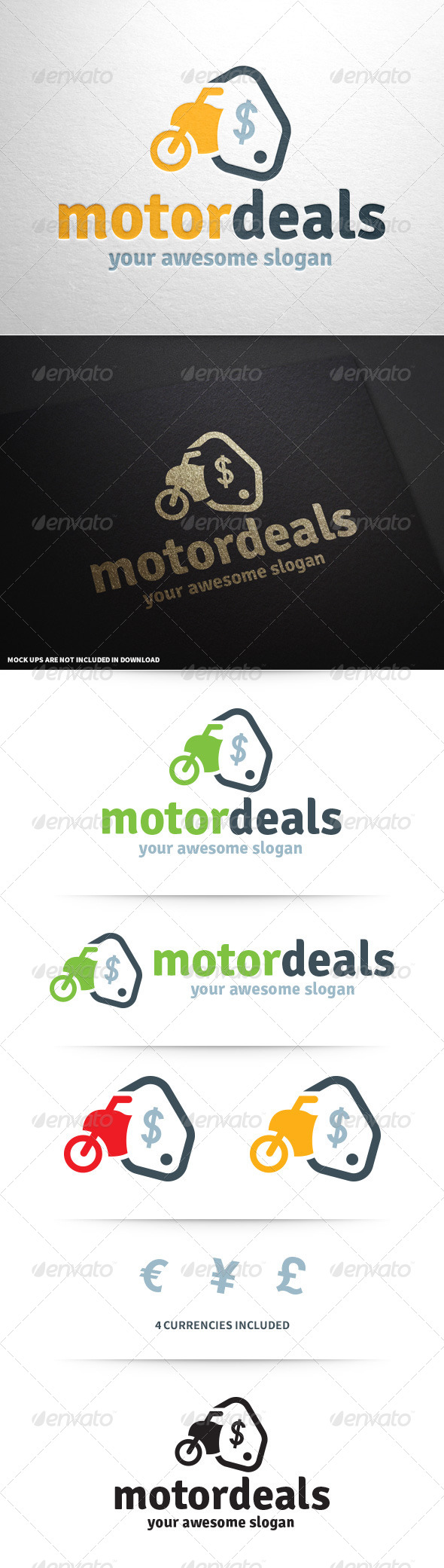 Motor Deals Logo Template