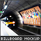 Billboard - Underground, Metro, Subway Mock-Up - GraphicRiver Item for Sale