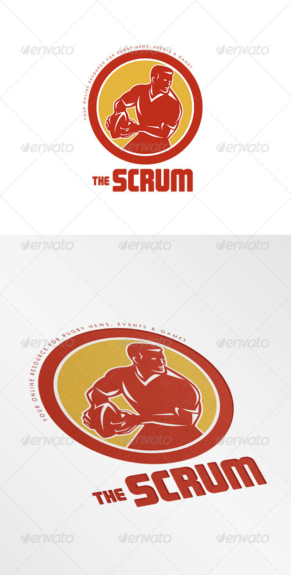 The Scrum Rugby News Logo