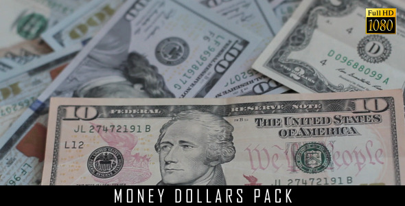 Money Dollars Pack 12