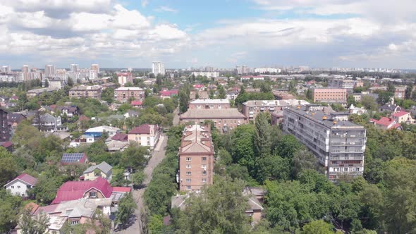 Trees And Apartment Buildings