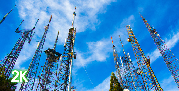 Transmitters Mount Wilson Los Angeles California 