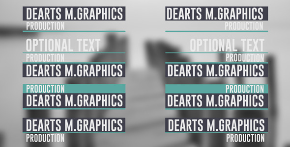 Elegant Lower Third alt