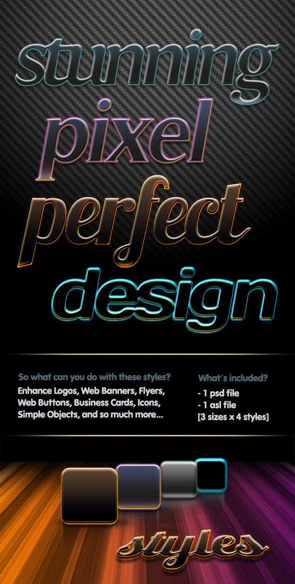 4 Pixel Perfect Styles