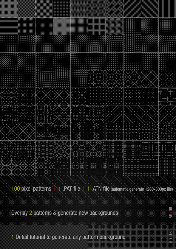 100 Pixel Patterns