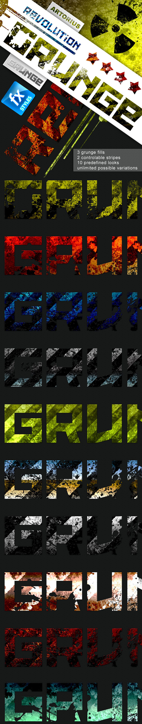 Grunge Revolution - Text Effects