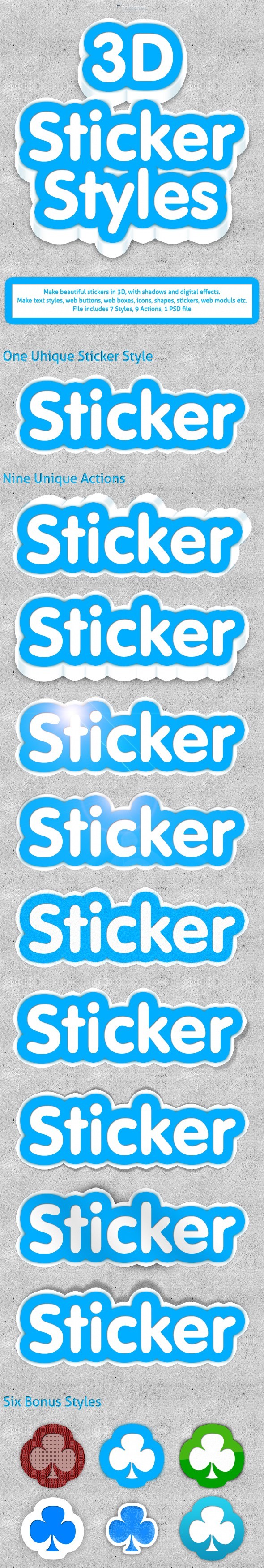 Sticker Styles