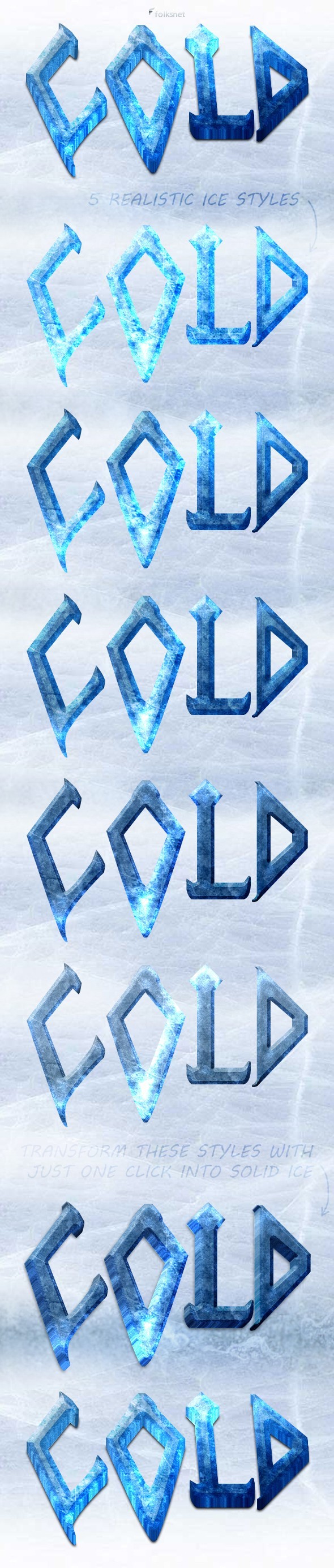 3D Ice Styles