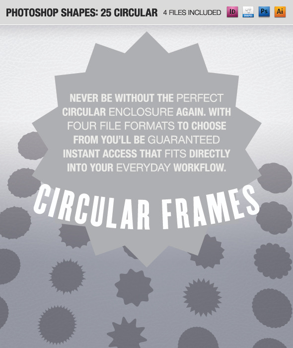 25 Circular Frames