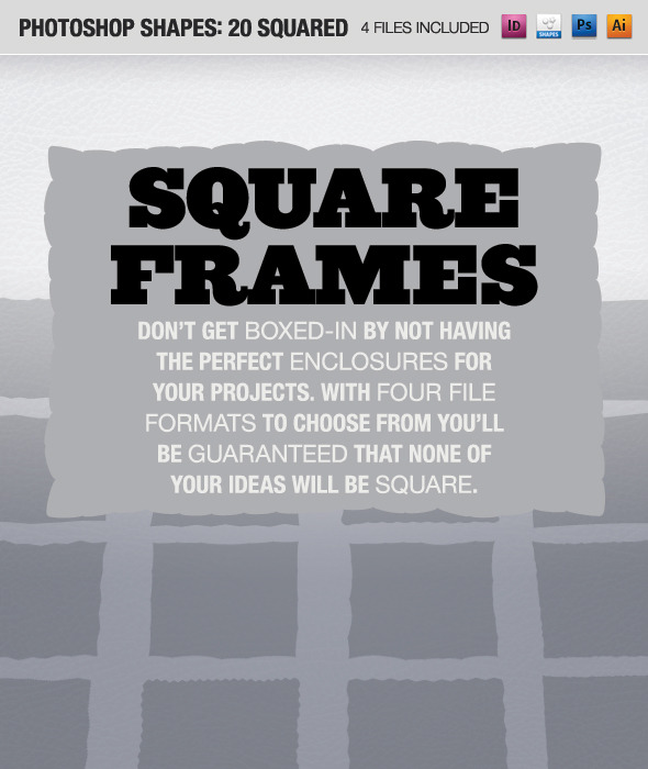 20 Squared Frames