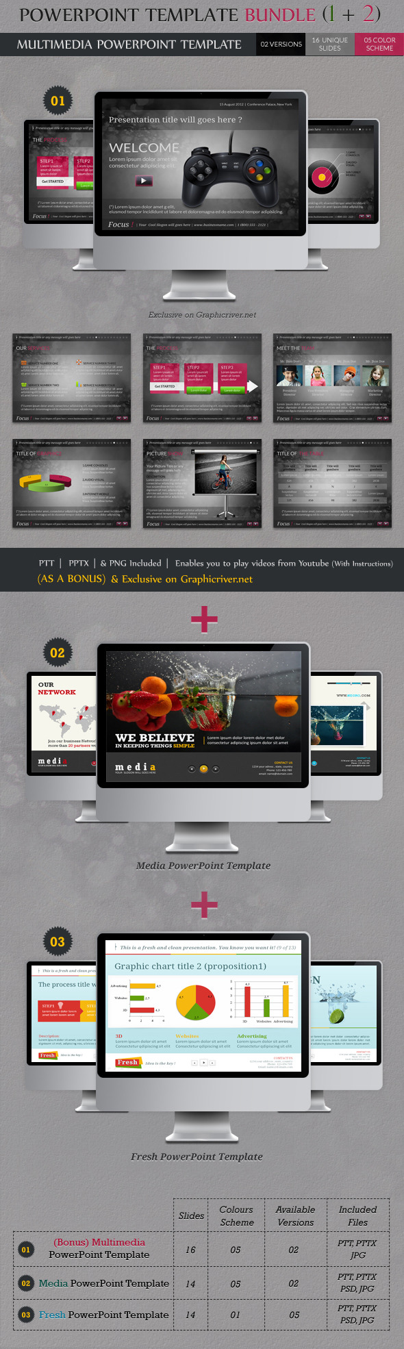 Powerpoint Bonus Graphics Bonus Graphics, Designs & Templates | GraphicRiver