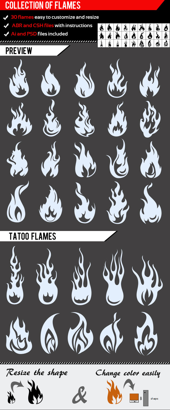 Collection Of Flames