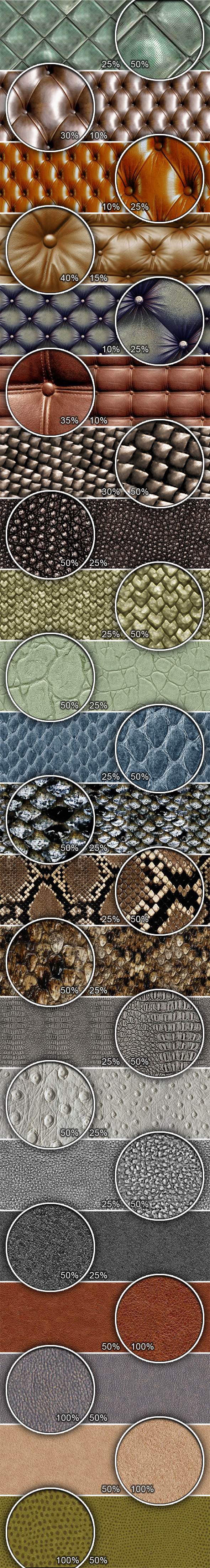 Leather and Skins Tileable Patterns