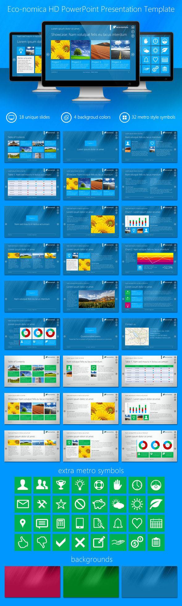 Eco-nomica HD PowerPoint Presentation Template