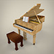 Piano - 3DOcean Item for Sale
