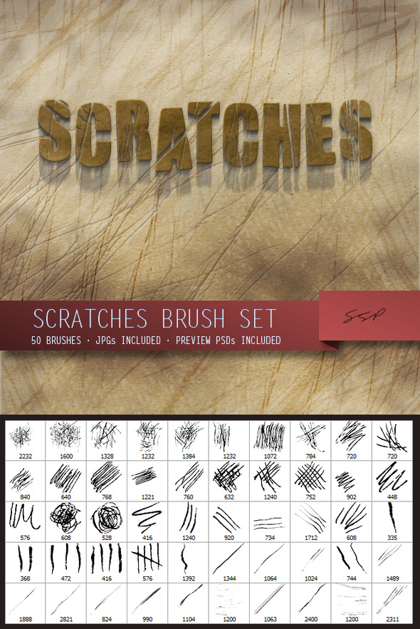 50 Scratches Brush Set
