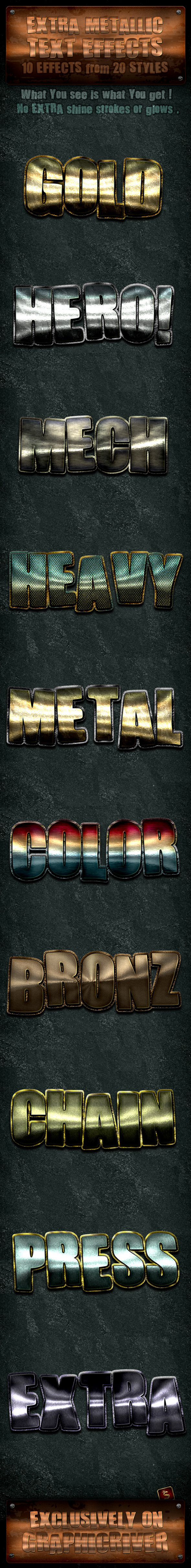 Metallic Text Effects