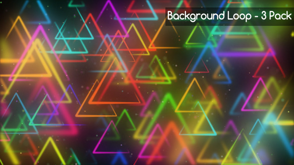 Triangle Moving Background (3 Pack)