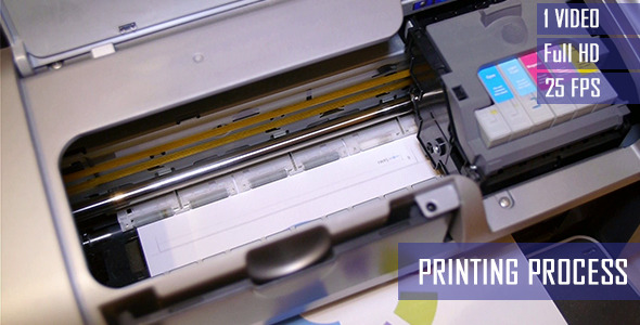 Office Printer Mechanism Printing Process