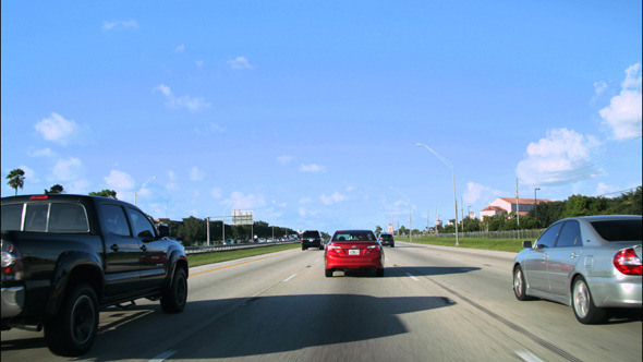 Road Rage High Speed Driving in Florida Highway