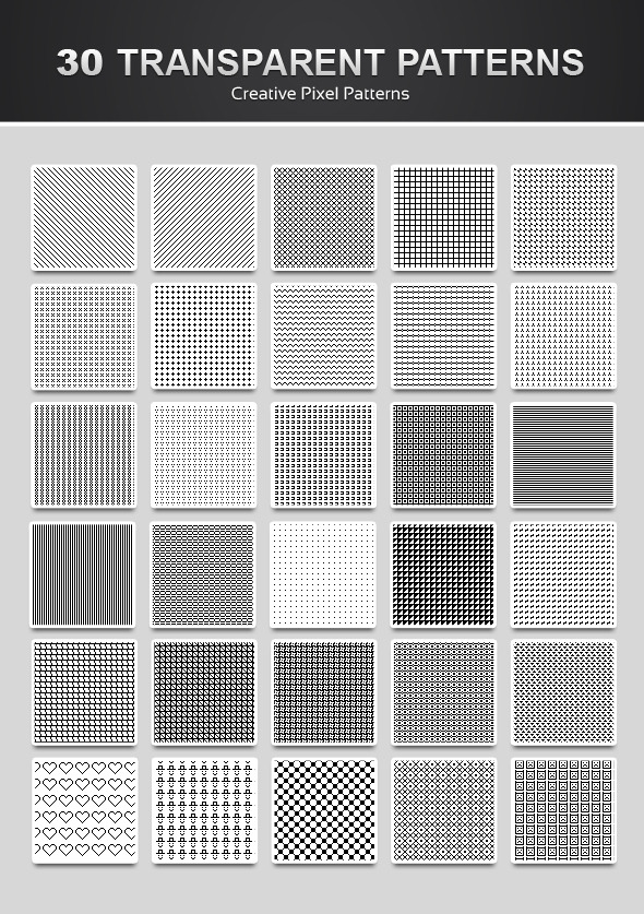 30 Pixel Patterns